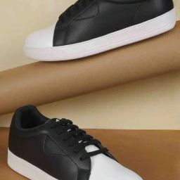 Metro Men's Black & White Casual Sneakers-image-19