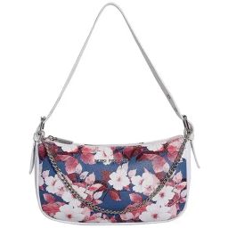 Lino Perros Navy Blue Synthetic Printed Shoulder Handbag-image-96