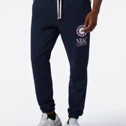 New Balance Navy Comfort Fit Sports Joggers-image-72