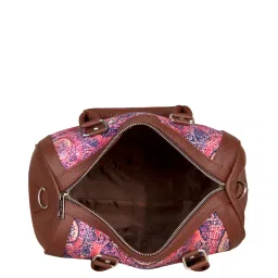 ZOUK Pink Printed Medium Handbag image 4