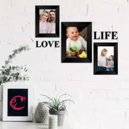 eCraftIndia Memory Black Collage Photoframes - Set of 3-42