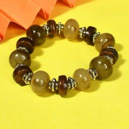 IMLI STREET Multi-Coloured Artificial Beaded Stretchable Bracelet for Women-31