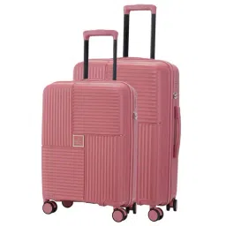 Nasher Miles Singapore Hard-Sided Polypropylene Luggage Set of 2 Rose Gold Trolley Bags (55 & 65 cm)-image-79