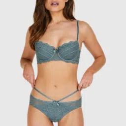 Hunkemoller Blue Lace Panty-image-8