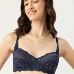 Leading Lady Navy Non-Padded T-Shirt Bra-picture-36