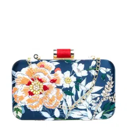 NR by Nidhi Rathi Blue Fabric Clutch-56