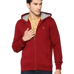 Allen Solly Maroon Regular Fit SweatShirt-41