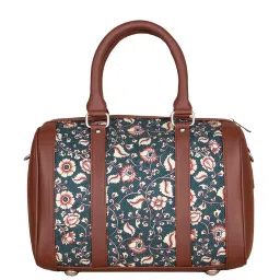 ZOUK Blue Printed Medium Handbag image 3