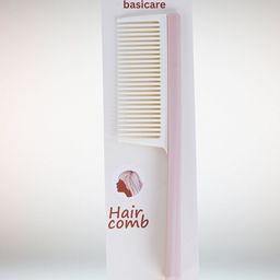 Basicare Narrow Teeth Hair Comb- Pink-47