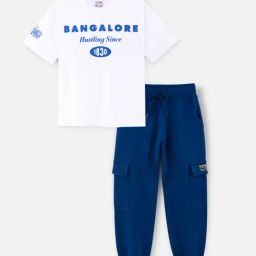 Nap Chief Unisex White Cotton Relaxed Fit Printed Clothing Set-image-97