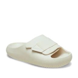 Crocs Unisex Pink Mellow Recovery Slides-30
