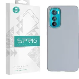 Sprig Liquid Silicone Back Cover for Motorola Edge 30 (Grey)-image-76