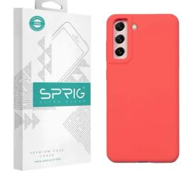 Sprig Liquid Silicone Back Cover for Samsung Galaxy S21 FE 5G (Red)-image-89