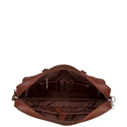 ZOUK Black Jute Large Messenger Bag image 4