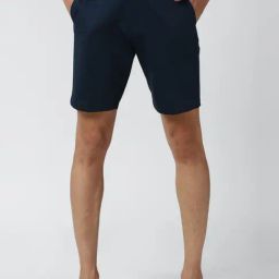 Peter England NavySlim Fit Shorts-picture-30