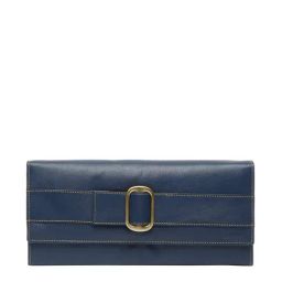 Teakwood Leathers Blue Solid Wallet for Women-14
