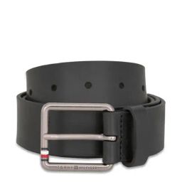 Tommy Hilfiger Crowleys Black Crowleys Leather Waist Belt-picture-29