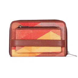 ZOUK Classic Multicolor Printed Small Zip Around Wallet for Women image 2