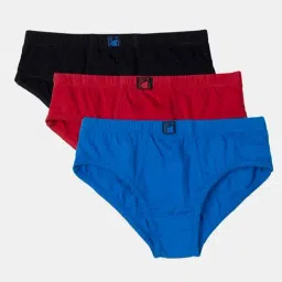 Jockey Kids Multi Cotton Briefs (Pack of 3)-image-44