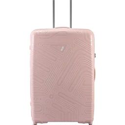 VIP Pink ION Geometric Large Checked Luggage-9