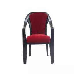 Supreme Regal Super Deluxe Plastic Lifestyle Chair, Black Red-image-38