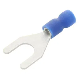 MULTICOMP PRO Spade Crimp Terminals CRIMP TERMINAL, FORK, 4MM, BLUE, PK100, SVES2-4 (Pack of 100)-image-99