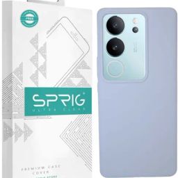 Sprig Liquid Silicone Back Cover for Vivo V29 (Grey)-picture-46