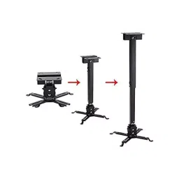 Sii 3 ft Black Square Projector Wall/Ceiling Mount (Maximum Load Capacity 20 Kg) image 3