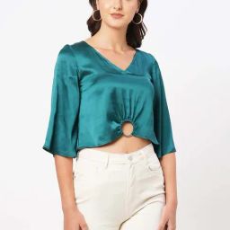 MISH Green Crop Top-image-32