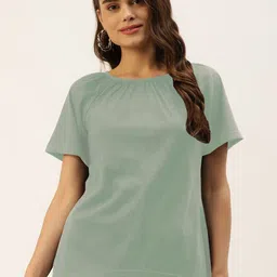 BRINNS Flared Sleeve Cotton Top-image-91