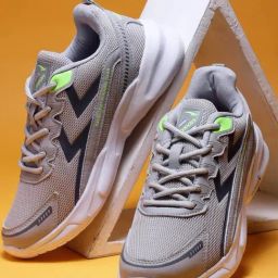 Asian Men's Grey Running Shoes-picture-14