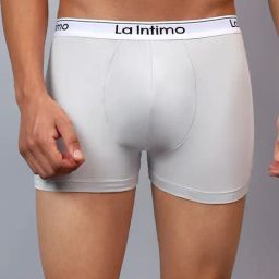 La Intimo Grey Comfort Fit Trunks-image-34