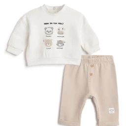 Chicco Unisex Light Natural Regular Fit Printed Clothing Set-picture-40