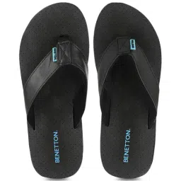 United Colors of Benetton Men's Black Flip Flops-picture-40