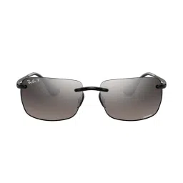 Ray-Ban 0RB4255 Silver Chromance Tech Rectangular Sunglasses - 60 mm image 1
