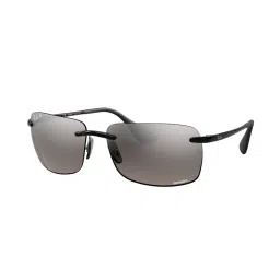 Ray-Ban 0RB4255 Silver Chromance Tech Rectangular Sunglasses - 60 mm image 2