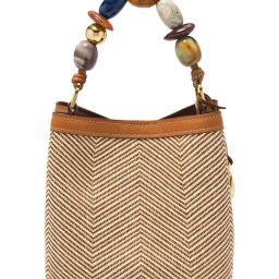 Fossil Brown Jessie Textured Medium Satchel image 2