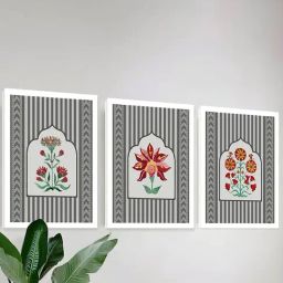 Art Street White Synthetic Wood Wall Art-15