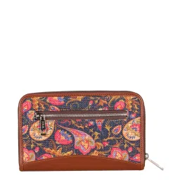 ZOUK Multicolor Printed Zip Around Wallet for Women image 3