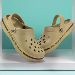 Woodland Men's Khaki Back Strap Clogs-image-51