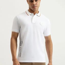 United Colors Of Benetton White Pure Cotton Regular Fit Polo T-Shirt-picture-10