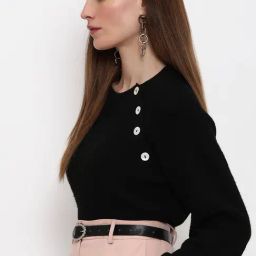 Vero Moda Black Regular Fit Pullover-picture-42