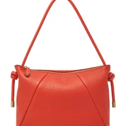 Fossil Red Willa Medium Leather Shoulder Bag-image-30