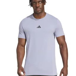 Adidas Purple Slim Fit Sports T-Shirt-image-48