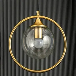 Whispering Homes Modern Style Metal Ring Hanging Light-image-23