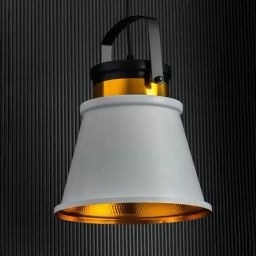 Whispering Homes Modern Style Conical Shape Metal Hanging Lamp-25