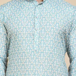 Anouk Rustic Men Floral Printed Sequinned Kurta image 2