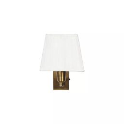 Fos Lighting Swivel Antique Bedside Wall Sconce - Swivel1Arm-Antq-SqPleat7-WL1-image-94