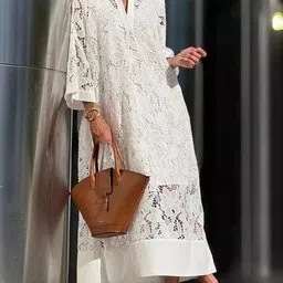 all about you Self Design Mandarin Collar Sheath Maxi Dress-picture-38