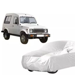 Oscar Car Cover Silver For Maruti Suzuki Gypsy-picture-40